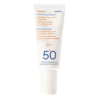 Korres Yoghurt Krem Ochronny do Twarzy i Okolic Oczu SPF50, 50 ml