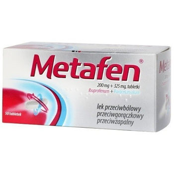 Metafen 0,2g + 0,325g, 50 tabletek