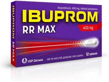 Ibuprom RR MAX 400mg tabletki powlekane, 12 sztuk