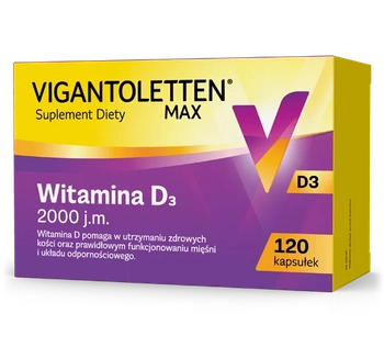 VIGANTOLETTEN MAX 2000 j.m. 120 kapsułek