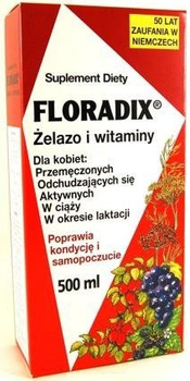 FLORADIX Żelazo i witaminy, 500 ml