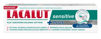 Lacalut Sensitive Plus Pasta do zębów, 75 ml