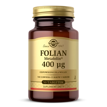 Solgar Folian (Metafolin), 50 tabletek