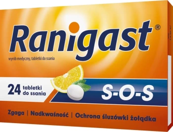 RANIGAST S-O-S x 24 tabletki do ssania