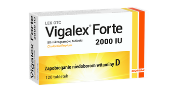 VIGALEX Forte 2000 I.U.,120 tabletek