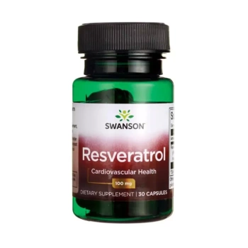 Swanson Resweratrol 100 mg, 30 kapsułek