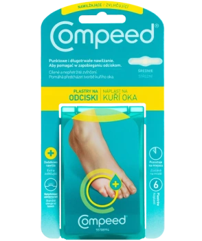 Plastry na odciski Compeed, nawilżające, 6 sztuk