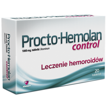 PROCTO-HEMOLAN CONTROL 1000 mg x 20 tabletek