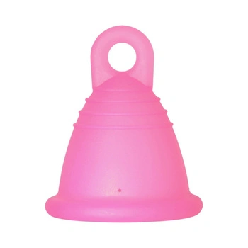 Me Luna Kubeczek menstruacyjny SPORT XL SHORTY fuksja z pętelką