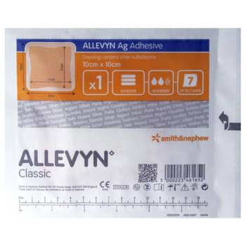 Opatrunek specjalistyczny ALLEVYN AG ADHESIVE 10x1 sztuka