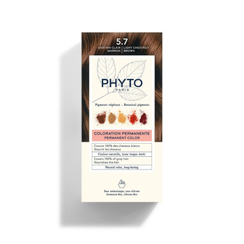 PHYTO COLOR 5.7 Farba do włosów/Jasny kasztanowy brąz 