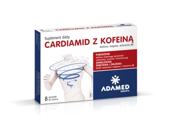 CARDIAMID Z KOFEINĄ, 8 pastylek