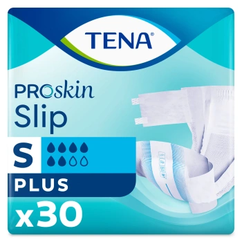 Tena Slip ProSkin Plus Rozmiar S (56-85cm) Pieluchomajtki, 30 sztuk
