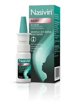NASIVIN BABY 0,1 mg/ml, krople do nosa 5 ml