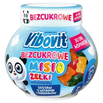 Vibovit Misio Żelki owocowe bez cukru, 30 sztuk