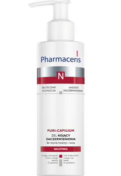 Pharmaceris N Puri-Capilium Żel kojący zaczerwienienia do mycia twarzy i oczu, 190 ml
