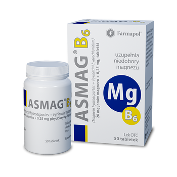 Asmag B6, 50 tabletek