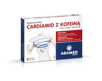 CARDIAMID Z KOFEINĄ, 8 pastylek