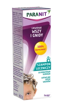 Paranit Szampon leczniczy + grzebień, 200ml