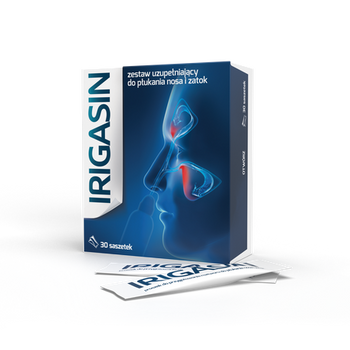 IRIGASIN zestaw uzupełniający do płukania nosa i zatok x 30 saszetek  