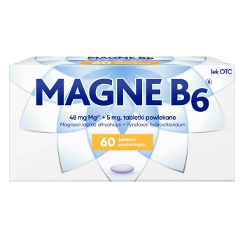 Magne-B6 (48 mg + 5 mg), 60 tabletek