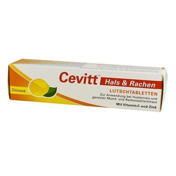 CEVITT GARDŁO cytrynowy x 20 tabletek do ssania