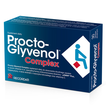 Procto-Glyvenol® Complex, 30 tabletek na hemoroidy.
