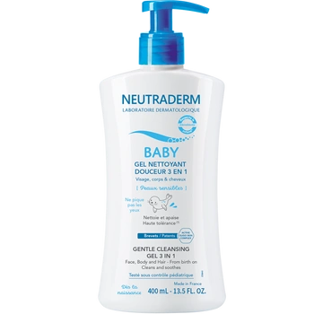 Neutraderm Baby łagodny żel myjący 3w1, 400ml