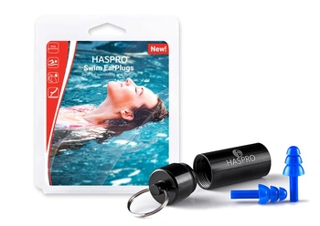 Haspro Swim EarPlugs Zatyczki do uszu + etui