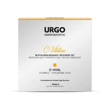 Urgo Dermoestetic C-Vitalize Rewitalizująco-rozświetlający Zestaw Zabiegowy C-HYAL