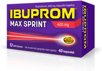 IBUPROM MAX SPRINT 400 mg  40 kapsułek miękkich