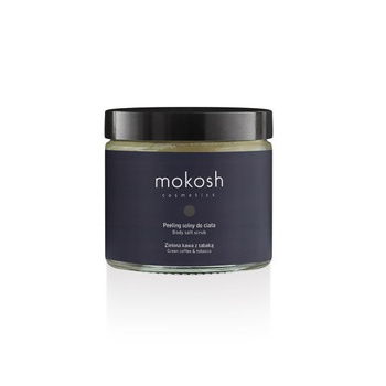 MOKOSH Peeling solny zielona kawa z tabaką, 300g DATA WAŻNOŚCI 11/04/2025
