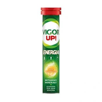 Vigor Up! Energia smak pomarańczowy, 20 tabletek