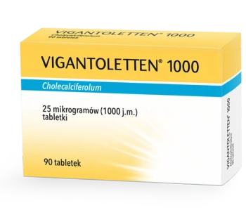 Vigantoletten 1000 j.m., 90 tabletek