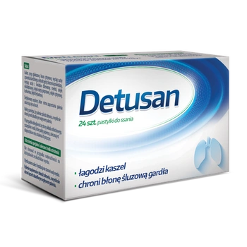DETUSAN, 24 pastylki do ssania