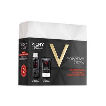 VICHY HOMME Zestaw do golenia Pianka do golenia + Balsam po goleniu