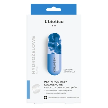 L'Biotica płatki pod oczy Redukcja Cieni  3x2sztuki