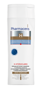 PHARMACERIS H H-STIMUCLARIS Specjalistyczny szampon stymulujący wzrost włosów & przeciwłupieżowy, 250 ml