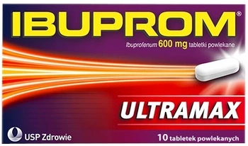 IBUPROM Ultramax 600 mg x 10 tabletek powlekanych