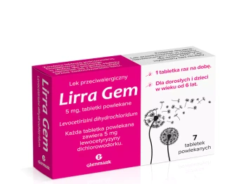 LIRRA GEM 5 mg x 7 tabletek powlekanych