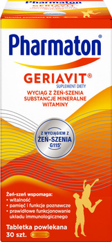 PHARMATON GERIAVIT, 30 tabletek powlekanych