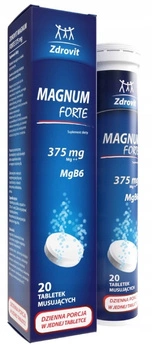 Zdrovit Magnum Forte 375 mg, 20 tabletek