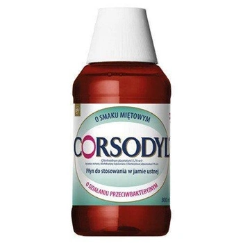 CORSODYL 0,2% płyn do płukania jamy ustnej, 300ml