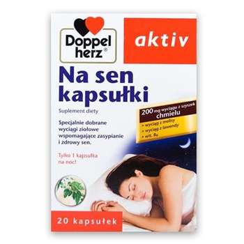 DOPPELHERZ AKTIV Na Sen Kapsułki x 20 kapsułek