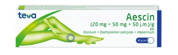 AESCIN żel, 40 g