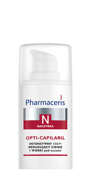PHARMACERIS N OPTI-CAPILARIL Intensywny krem redukujący cienie i worki pod oczami SPF 15, 15ml