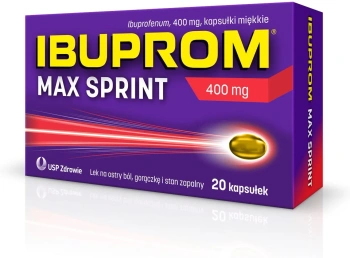 IBUPROM MAX SPRINT 400 mg x 20 kapsułek miękkich