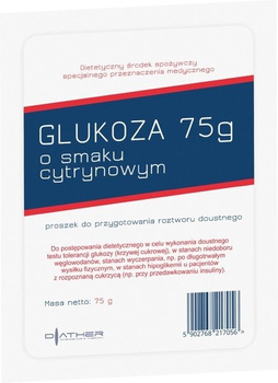 DIATHER GLUKOZA proszek 75 g