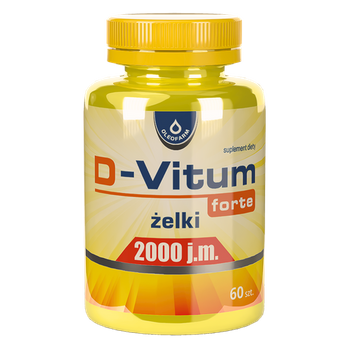 D-VITUM Forte 2000 j.m. Żelki, 60 sztuk