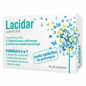 LACIDAR x 20 tabletek